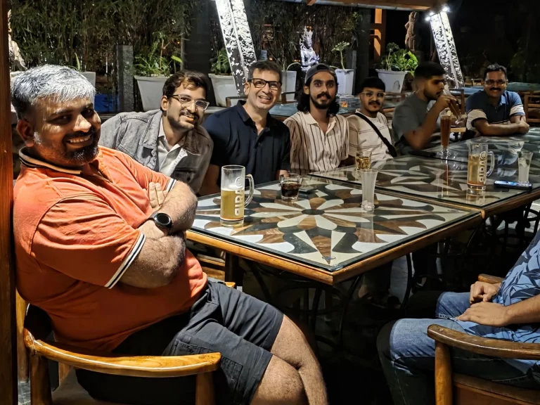 Ending the day with Drinks!